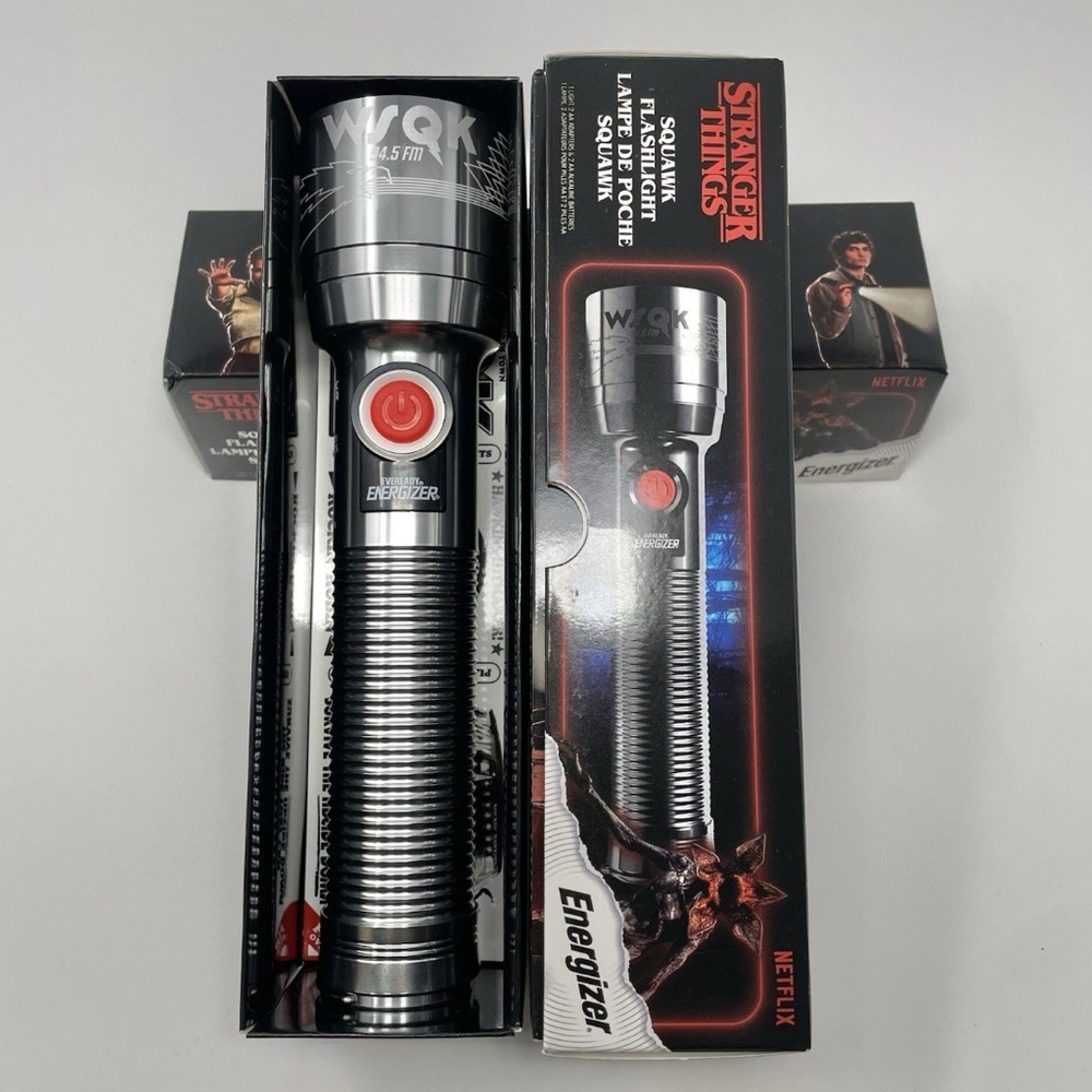 Netflix Stranger Things Squawk Flashlight Energizer Collector Edition New In Box